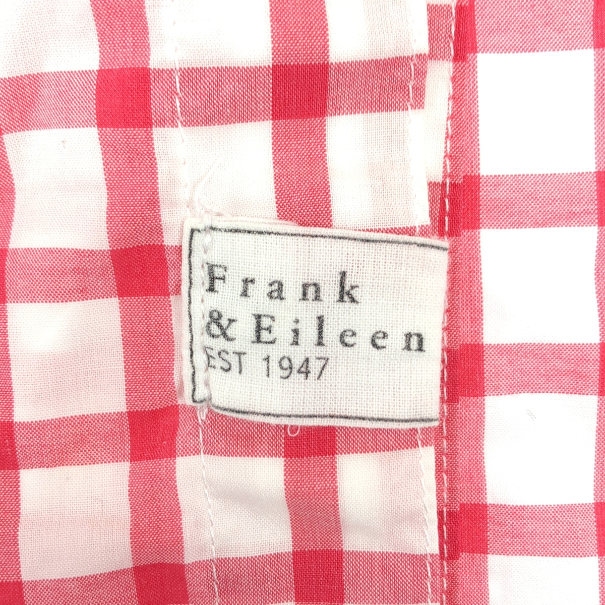 Frank&Eileen / フランクアンドアイリーン PAUL 格子チェック コットン シャツ