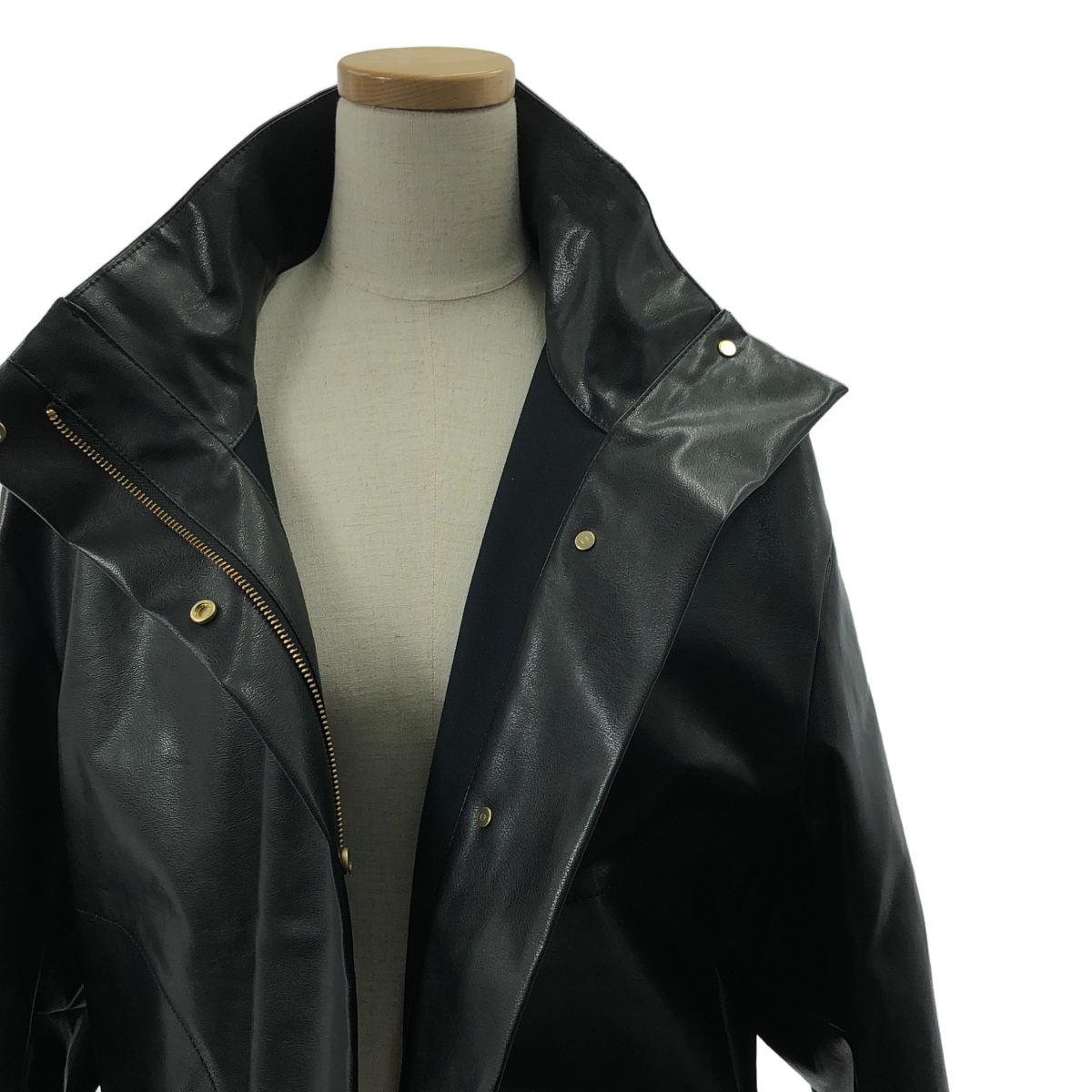 Mame Kurogouchi / マメクロゴウチ Coated Cotton Gabardine Short Jacket コーテッド コットン ギャバジン ショート ジャケット