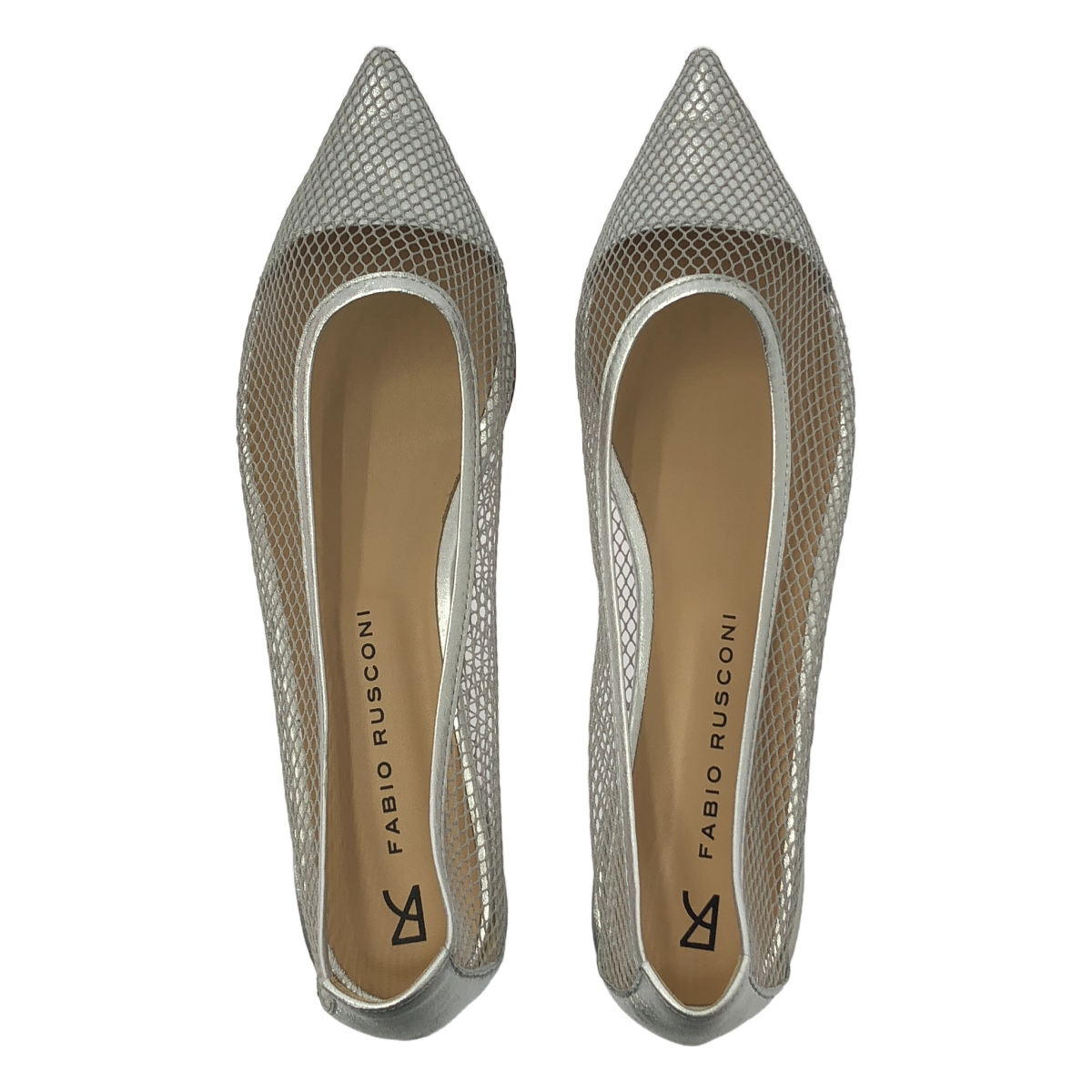 Fabio Rusconi / ファビオルスコーニ DORIS1604 メッシュ フラット パンプス