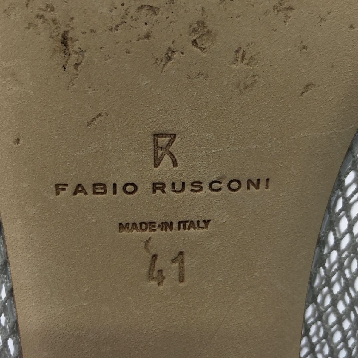 Fabio Rusconi / ファビオルスコーニ DORIS1604 メッシュ フラット パンプス