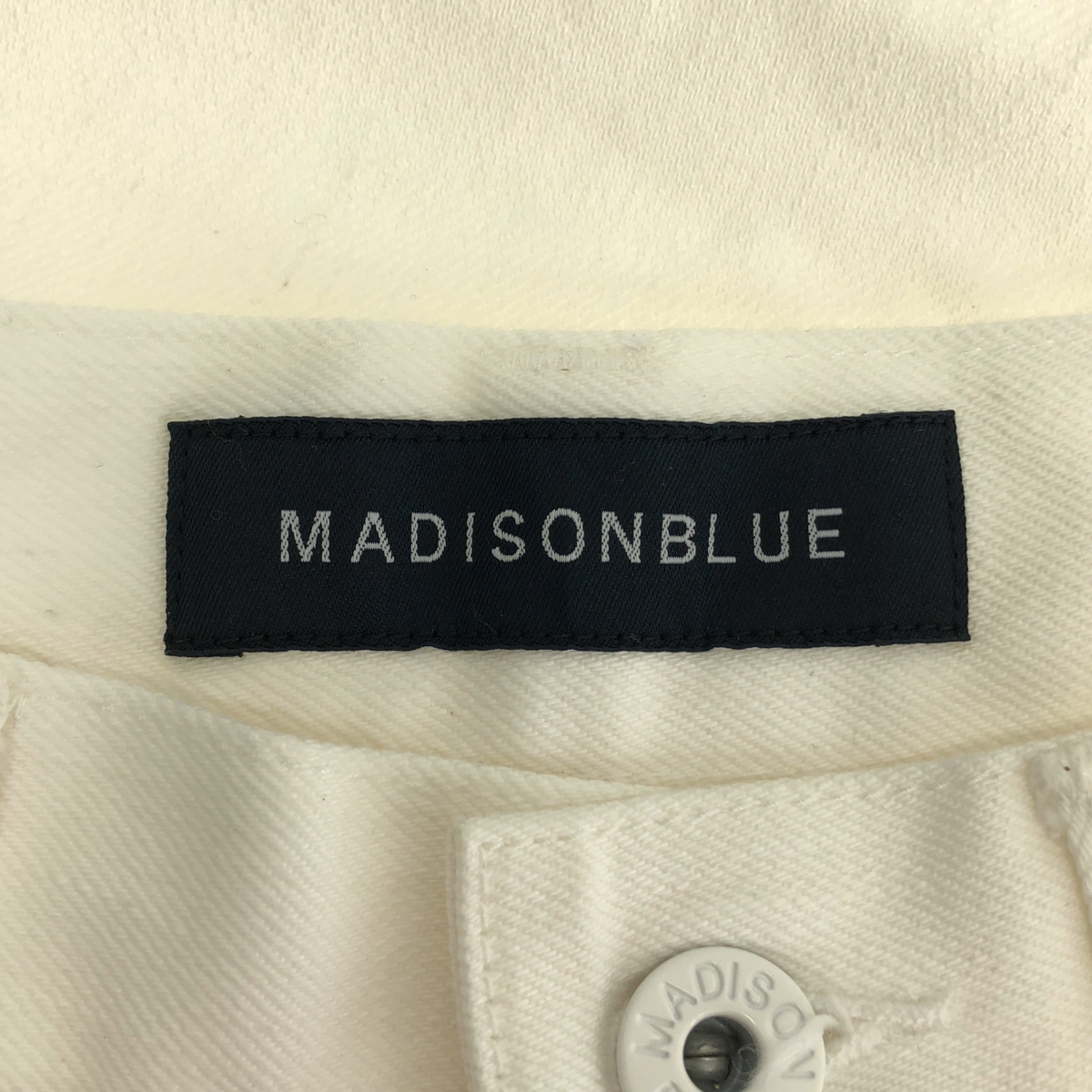 MADISON BLUE / マディソンブルー HEM CUT SLIM FLARE DENIM フレア デニムパンツ