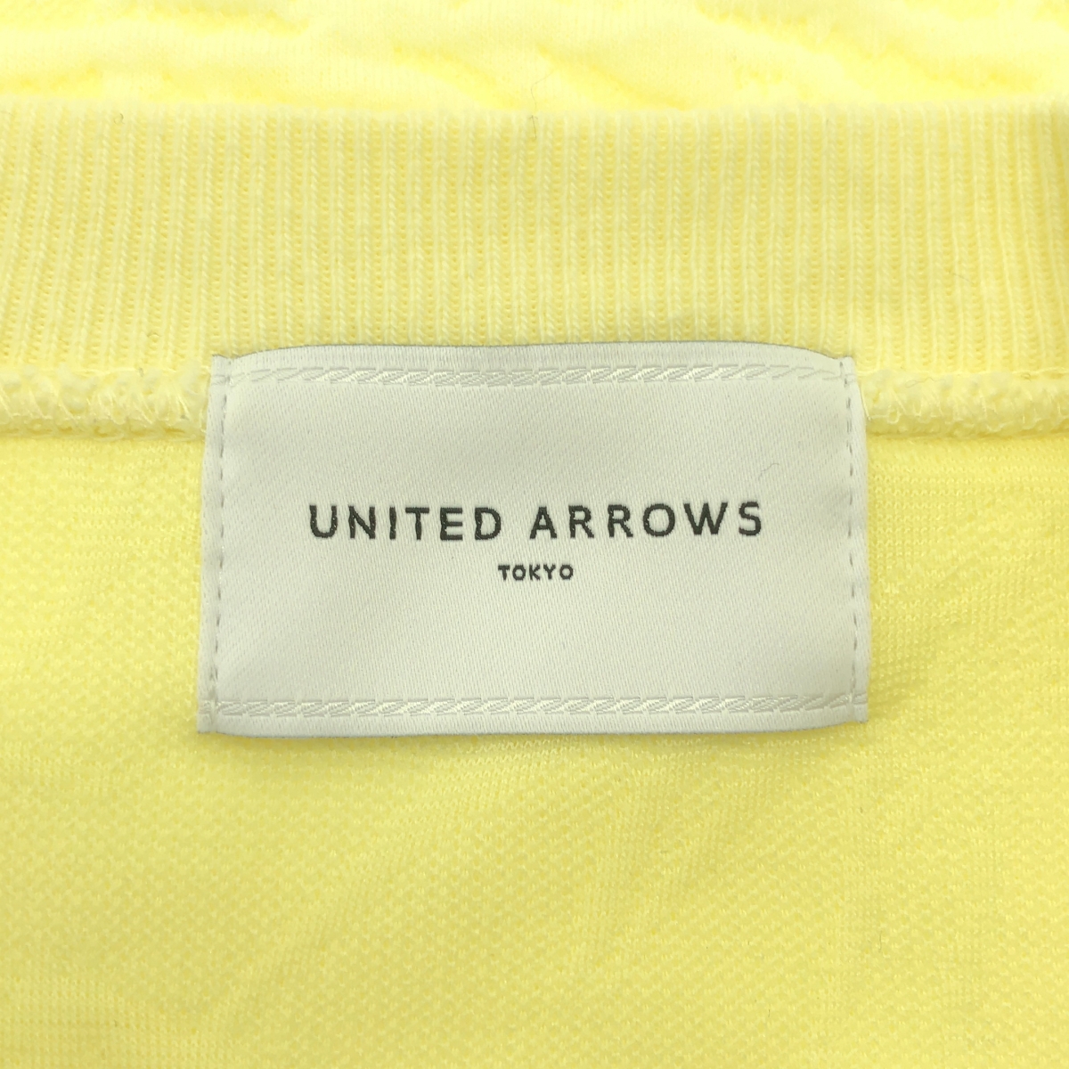 UNITED ARROWS / ユナイテッドアローズ キルトジャガード スウェット