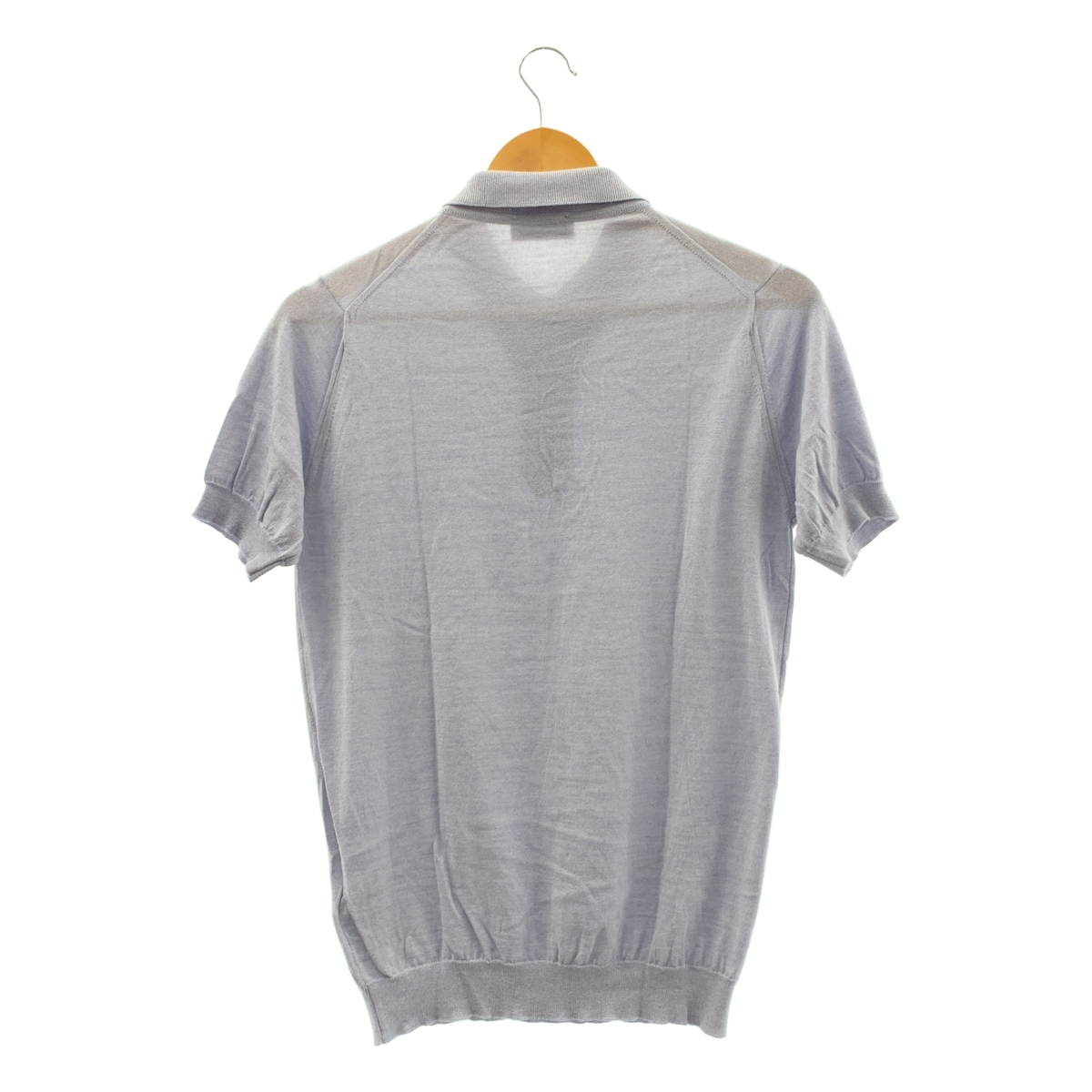 JOHN SMEDLEY / ジョンスメドレー ウール コットン 半袖ニット ポロシャツ