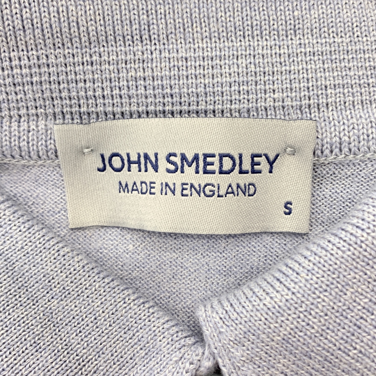 JOHN SMEDLEY / ジョンスメドレー ウール コットン 半袖ニット ポロシャツ