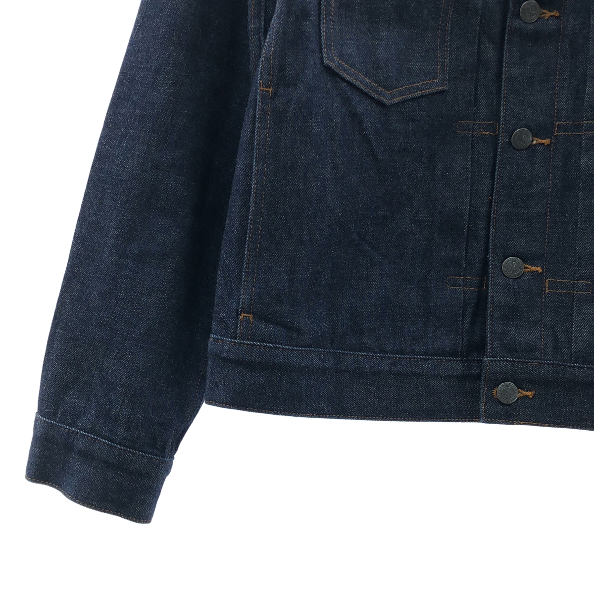 A.P.C. / アーペーセー ポケット付き セルビッチ 濃紺デニム ジャケット