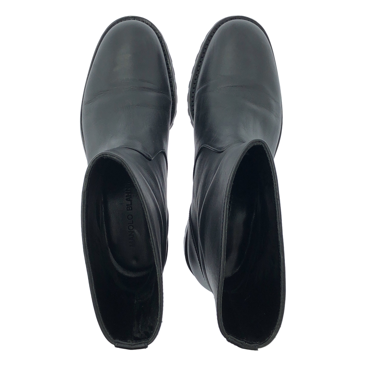 MANOLO BLAHNIK / マノロブラニク MOTOSA / レザー ショートブーツ