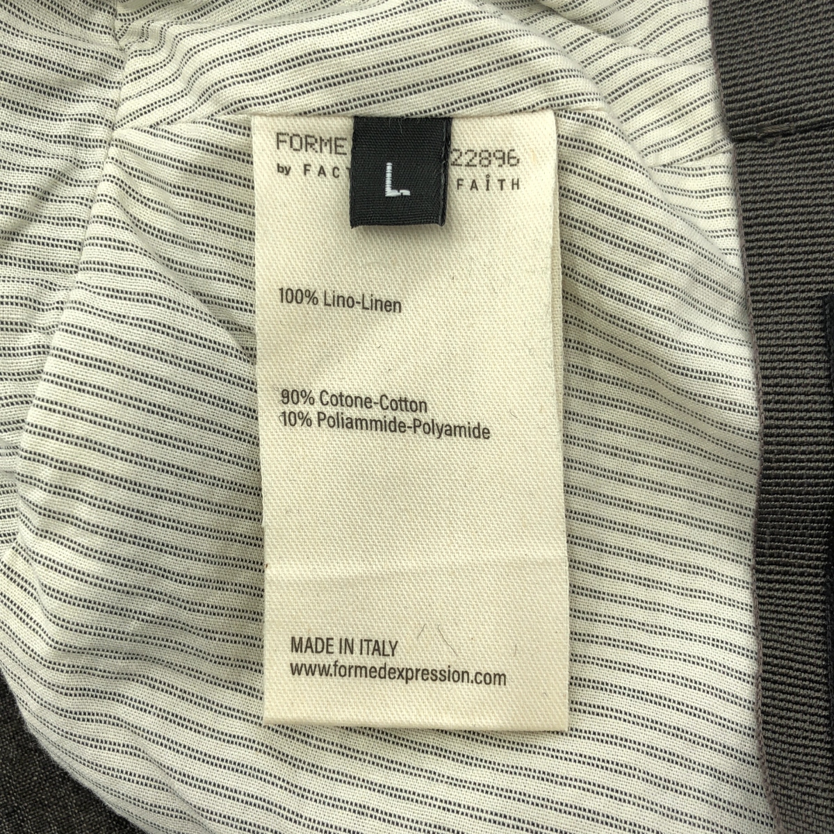 forme d'expression / フォルムデエクスプレッション twisted derby / リネン ハット