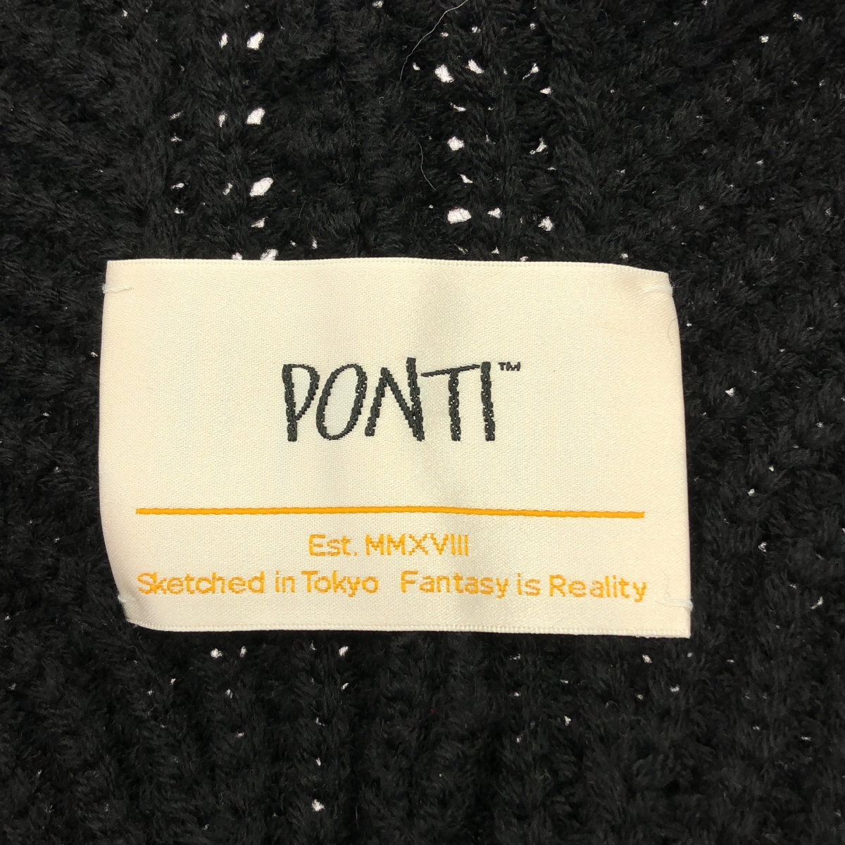 PONTI / ポンティ ウール メタルボタン クロシェ ニット カーディガン