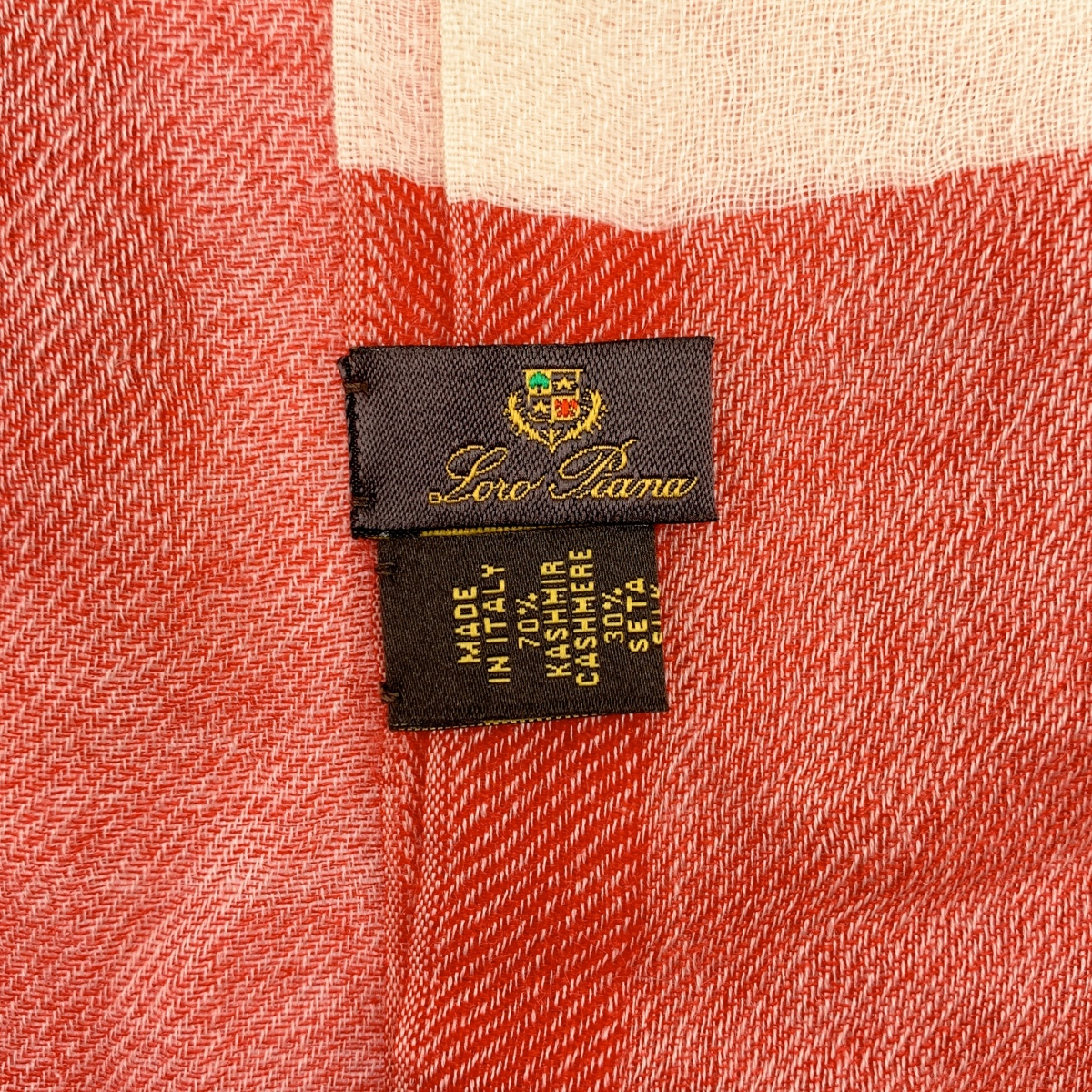 その他 カシミヤ シルク トリコロール フリンジ 大判 ストール マフラー / ユニセックス