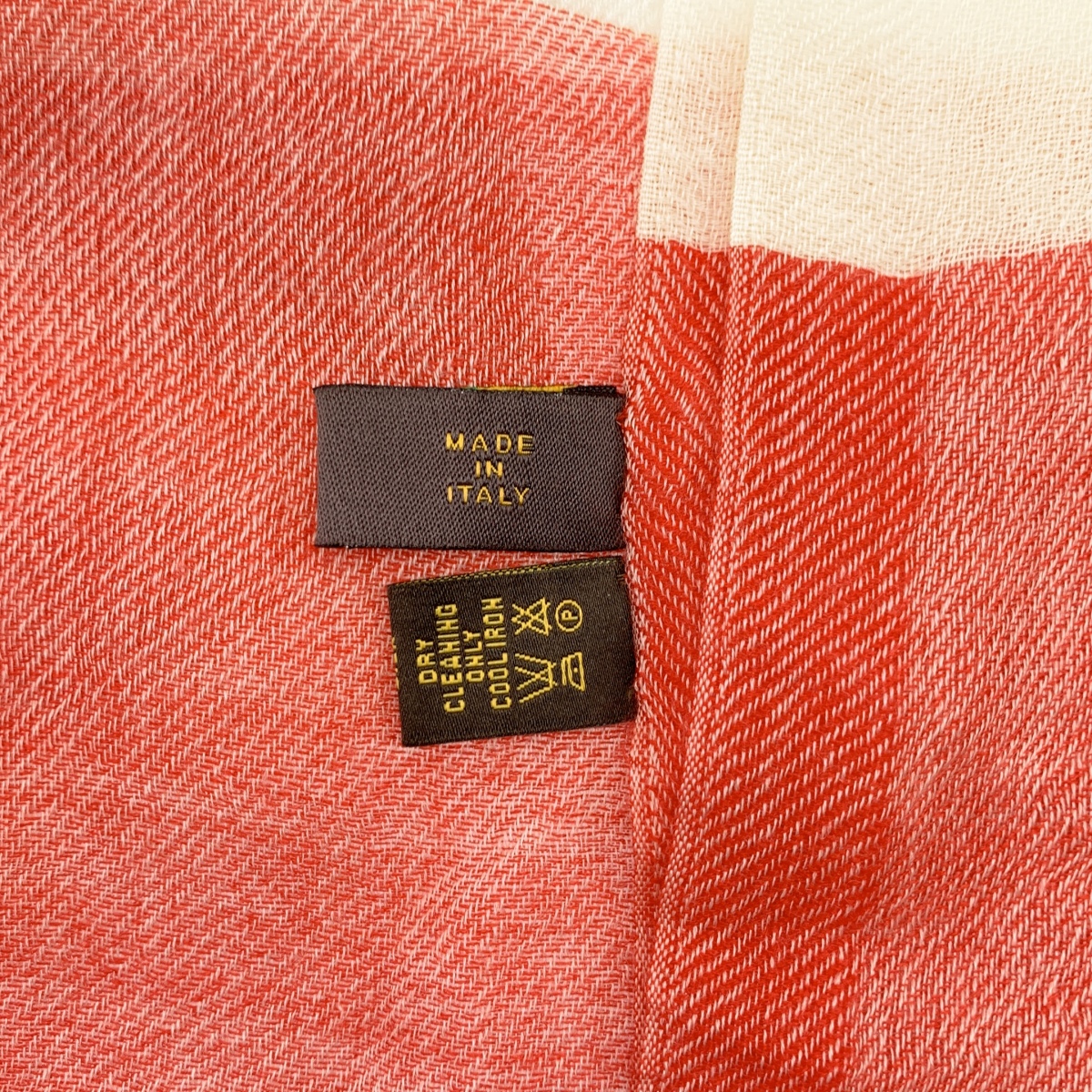 その他 カシミヤ シルク トリコロール フリンジ 大判 ストール マフラー / ユニセックス