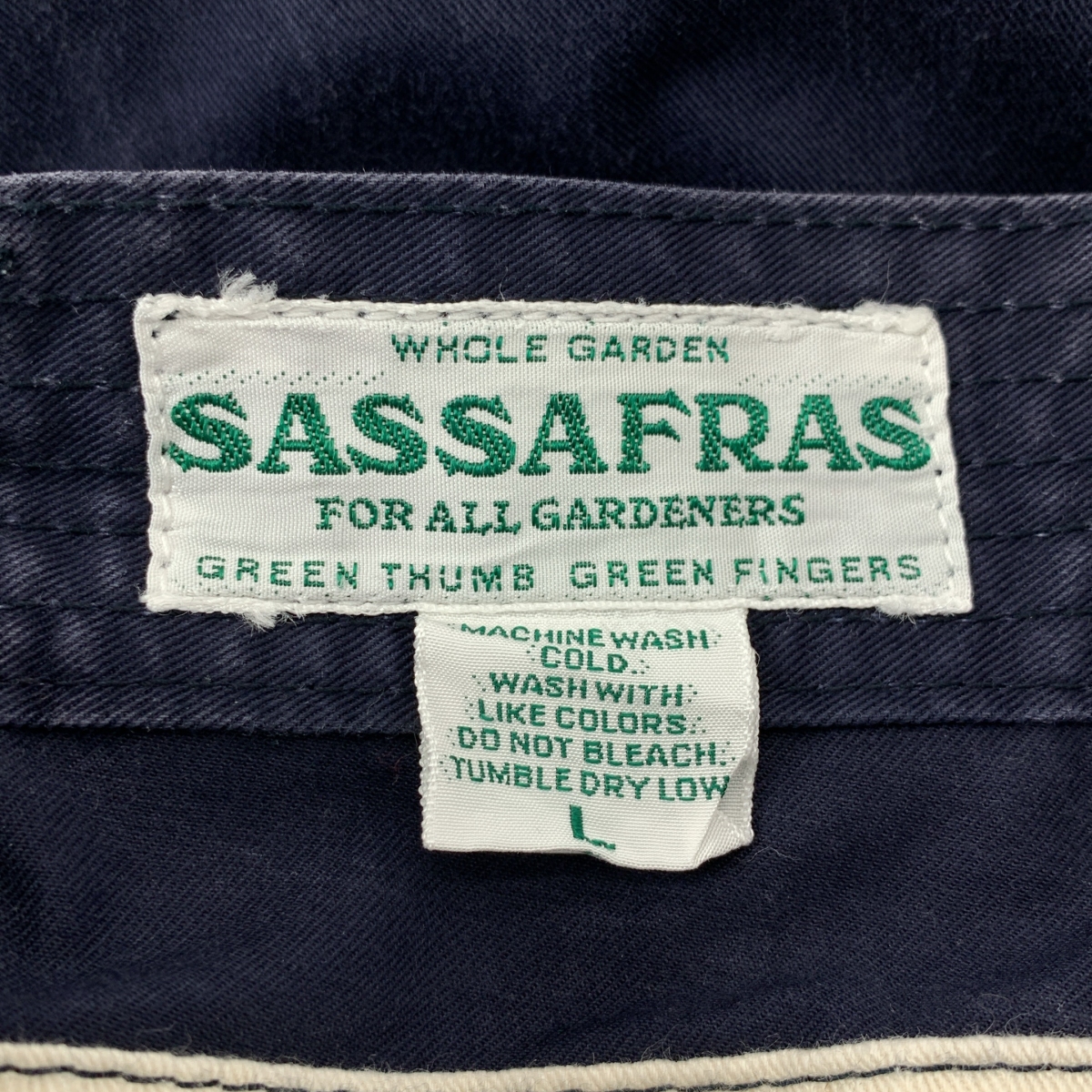 SASSAFRAS / ササフラス ミリタリー ワイド カーゴパンツ