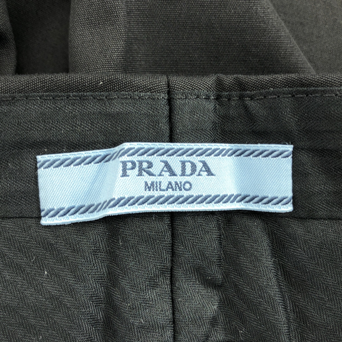 PRADA / プラダ コットン ワイド スラックス パンツ