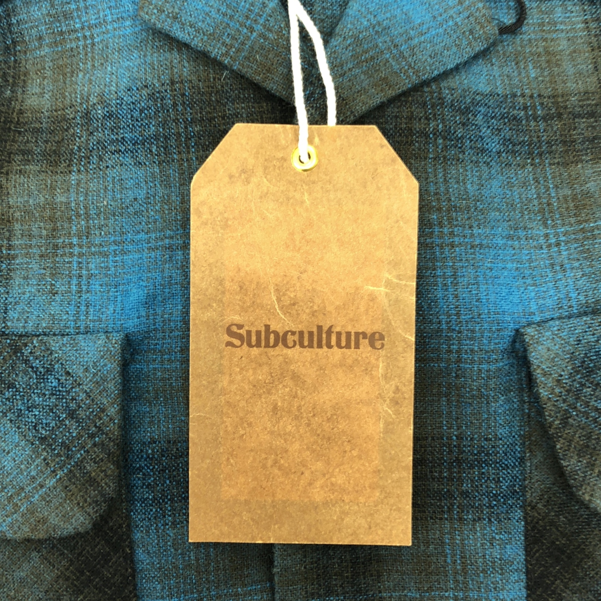 その他 WOOL CHECK SHIRT / オンブレチェック シャツ