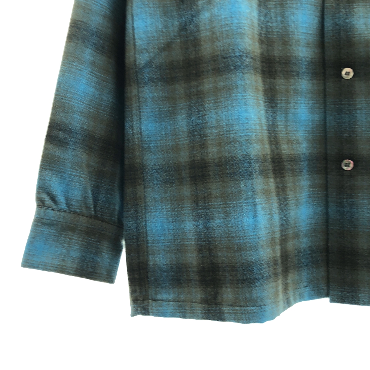 その他 WOOL CHECK SHIRT / オンブレチェック シャツ
