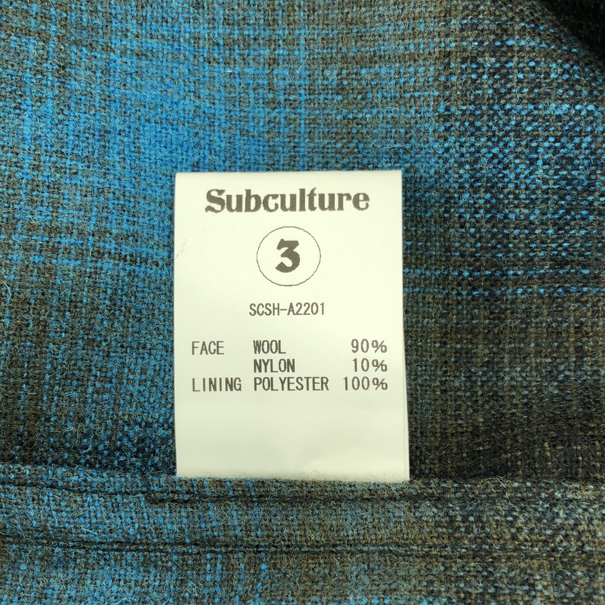 その他 WOOL CHECK SHIRT / オンブレチェック シャツ