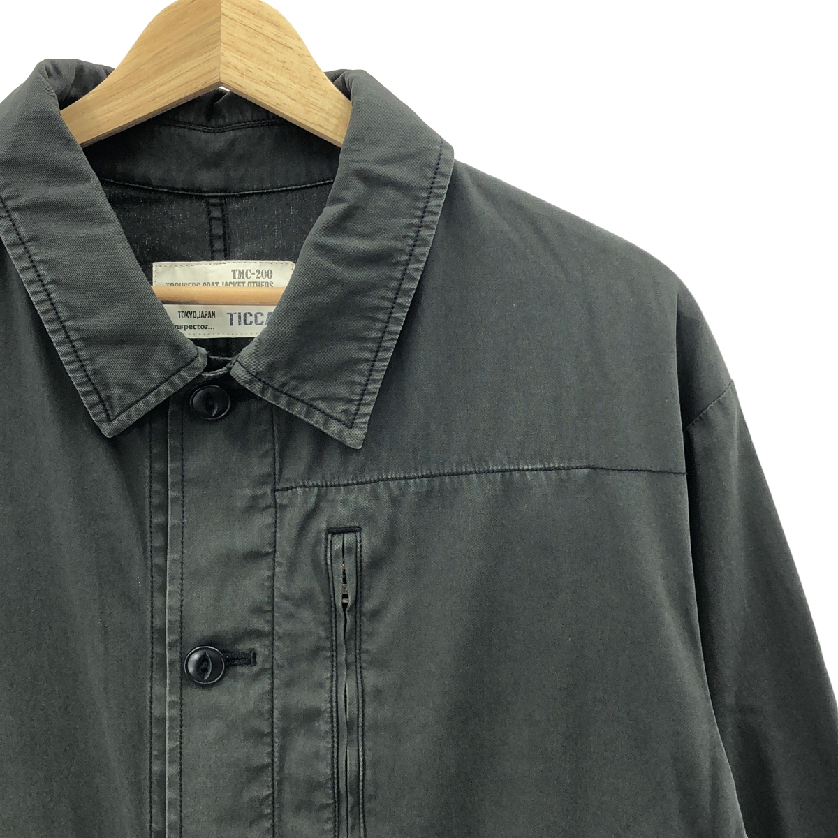 TICCA / ティッカ コットンギャバジン ミリタリーブルゾン