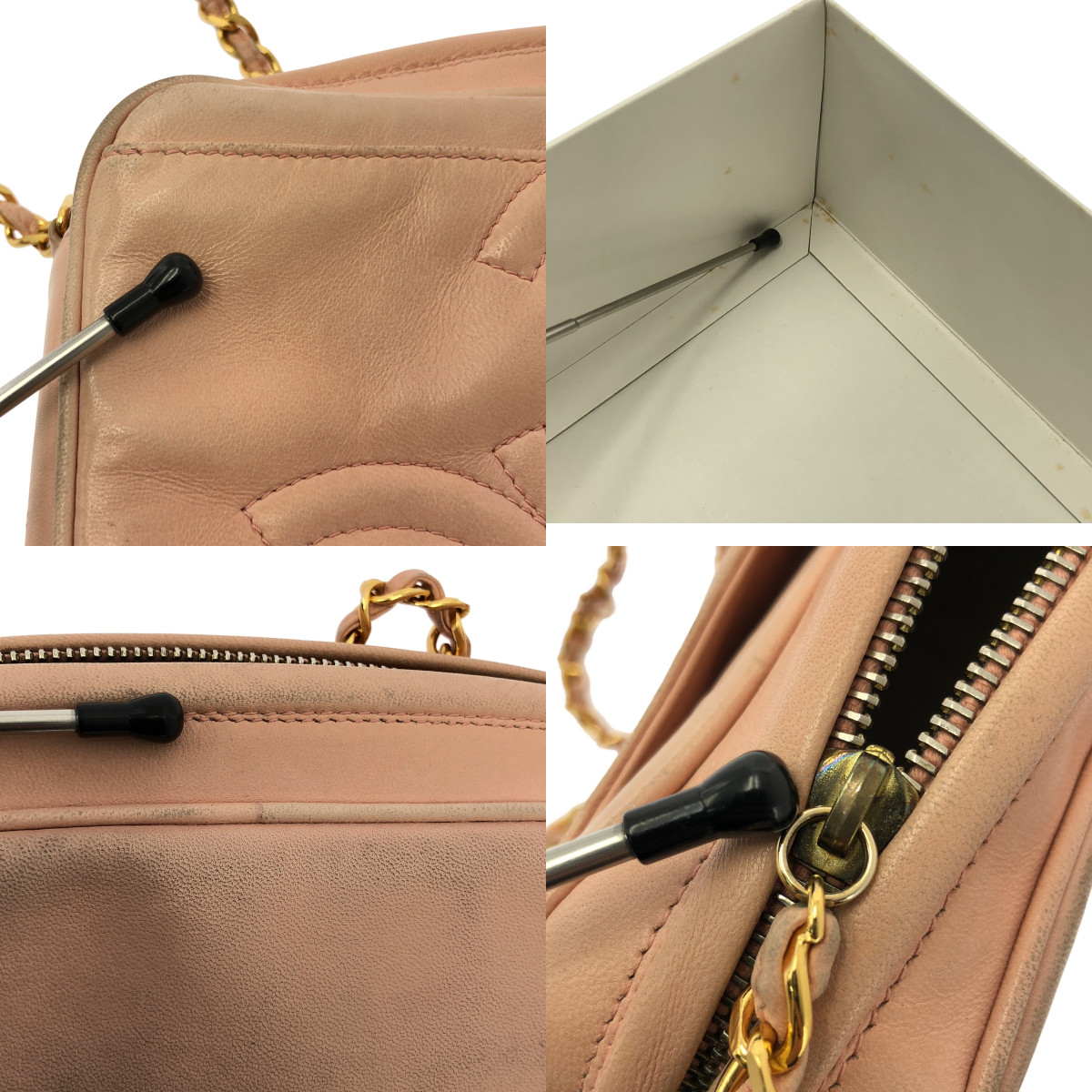 CHANEL / シャネル ヴィンテージ トリプルココマーク タッセル付き チェーン ショルダー バッグ