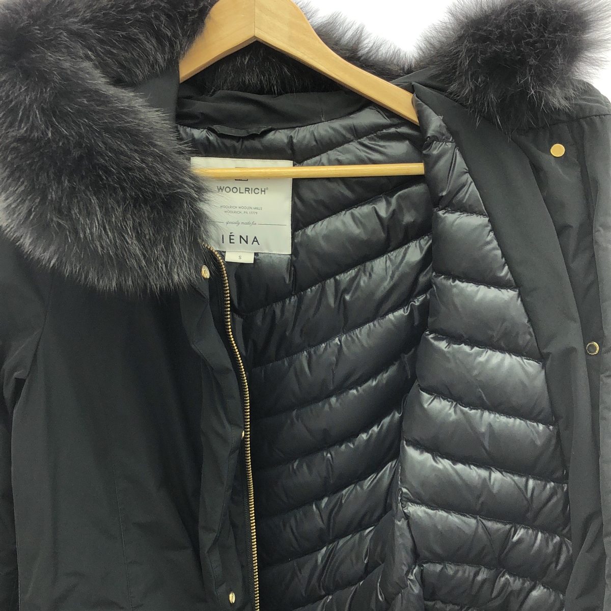 WOOLRICH / ウールリッチ × IENA 別注 BOW BRIDGE ダウンコート