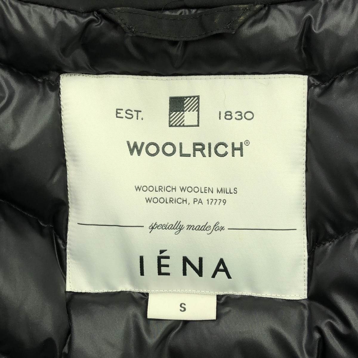 WOOLRICH / ウールリッチ × IENA 別注 BOW BRIDGE ダウンコート