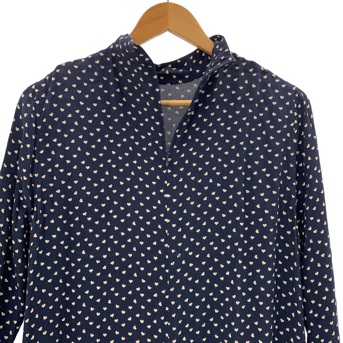 Ganni / ガニー ハートプリント ロング プルオーバーワンピース