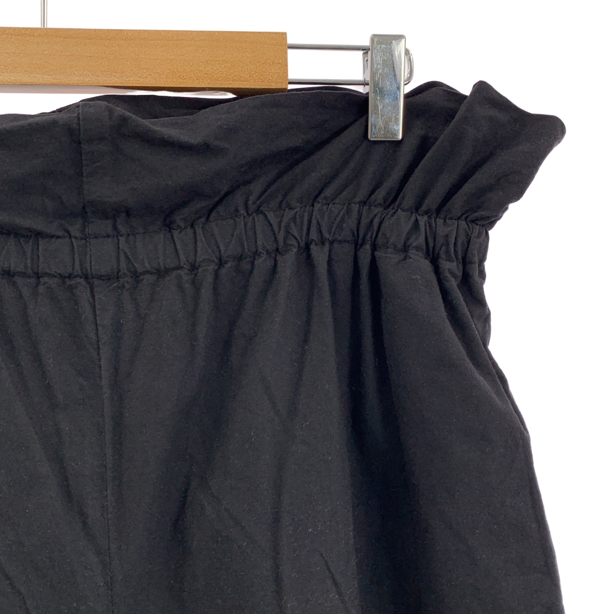 Yarmo / ヤーモ コットン 製品染め ドローストリング ワイド イージー パンツ