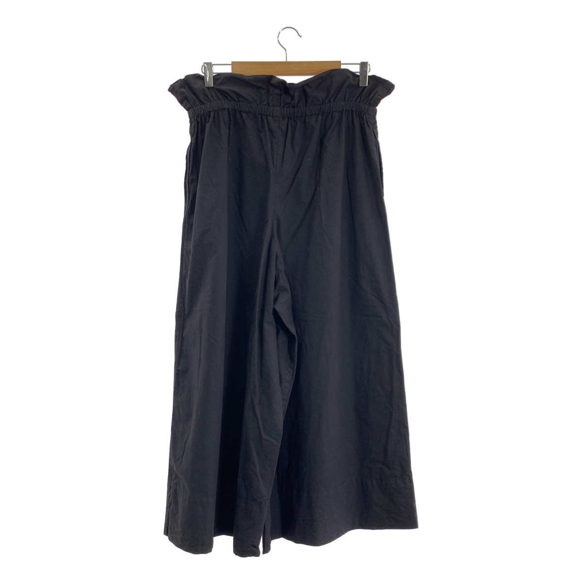 Yarmo / ヤーモ コットン 製品染め ドローストリング ワイド イージー パンツ