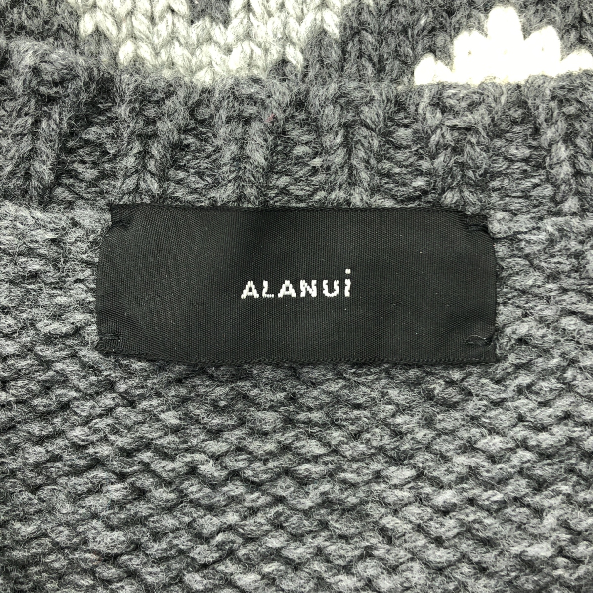 ALANUI / アラヌイ For The Love Of Pengui ペンギン インターシャ ウール  プルオーバーニット