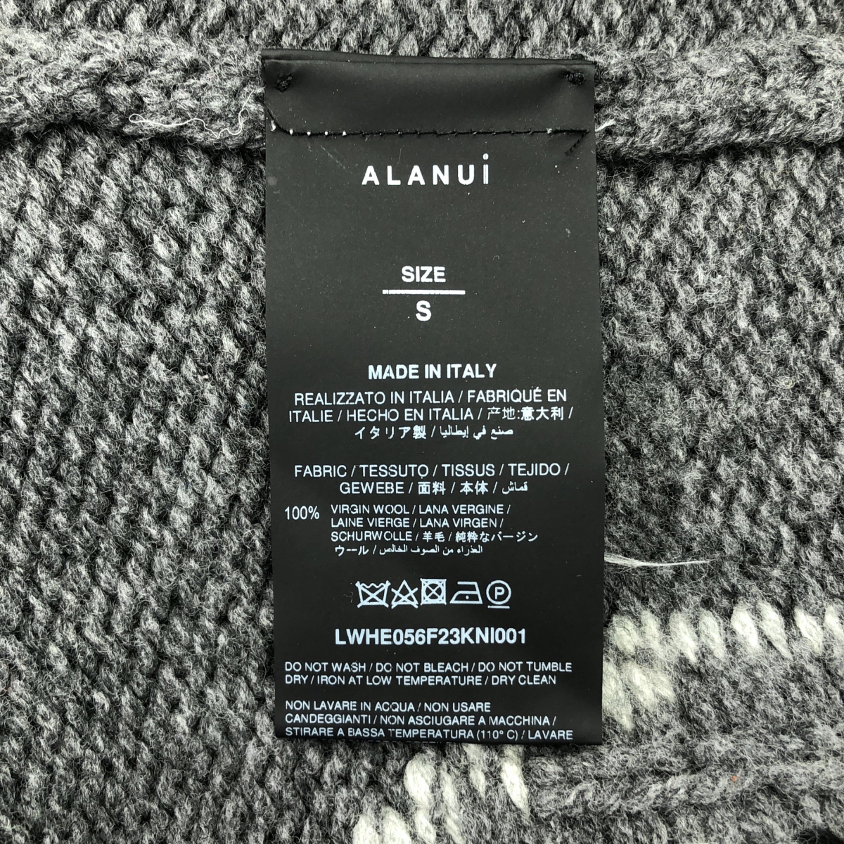 ALANUI / アラヌイ For The Love Of Pengui ペンギン インターシャ ウール  プルオーバーニット