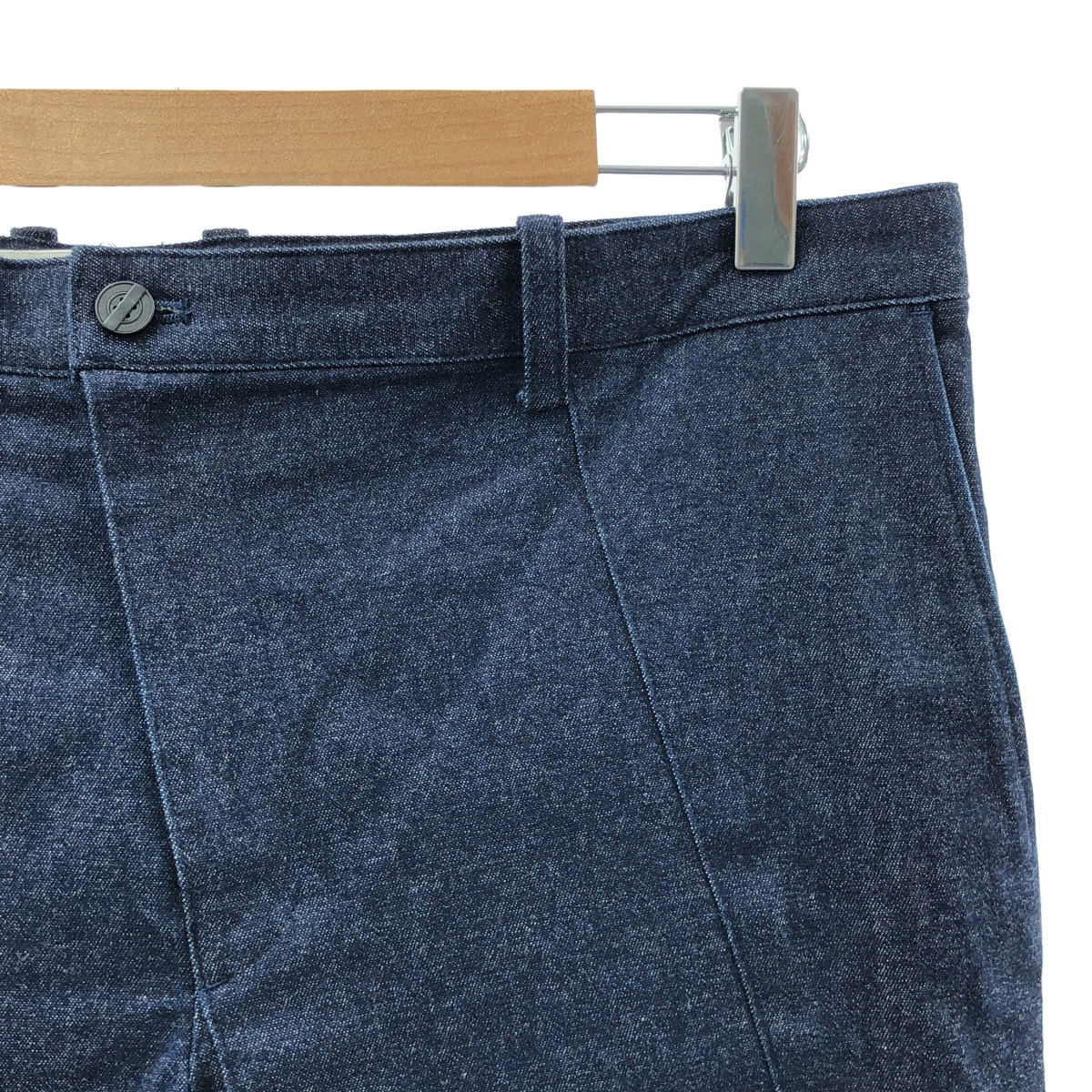 ANREALAGE / アンリアレイジ 斜めシーム ストレッチ デニムパンツ