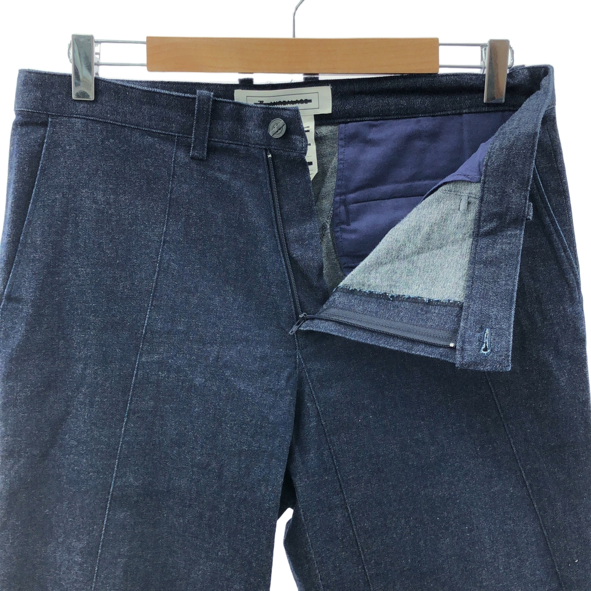 ANREALAGE / アンリアレイジ 斜めシーム ストレッチ デニムパンツ