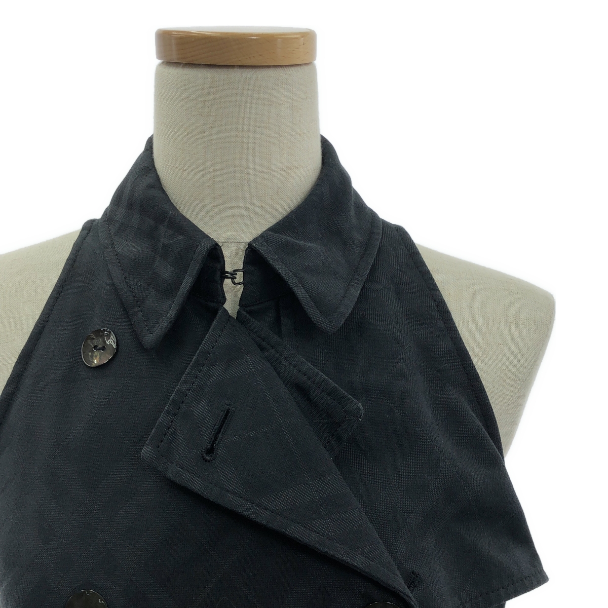 BURBERRY LONDON / バーバリーロンドン シャドーチェック シェルボタン トレンチ ワンピース