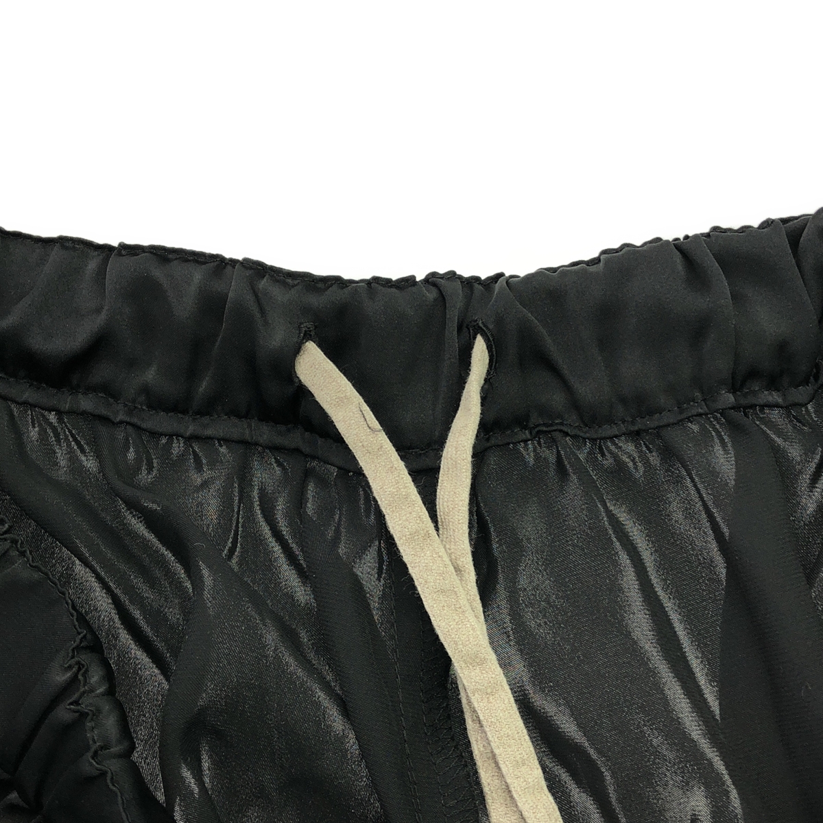 COMME des GARCONS / コムデギャルソン ポリエステル 縮絨 変形 ドローストリング オーバー パンツ