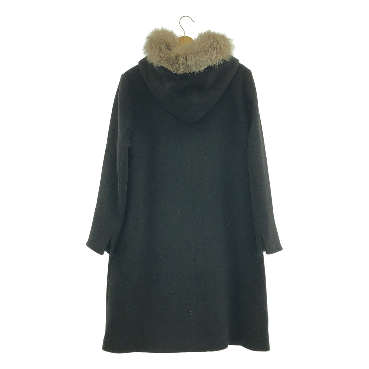 ESTNATION / エストネーション フォックスファー フーデッド ロングコート