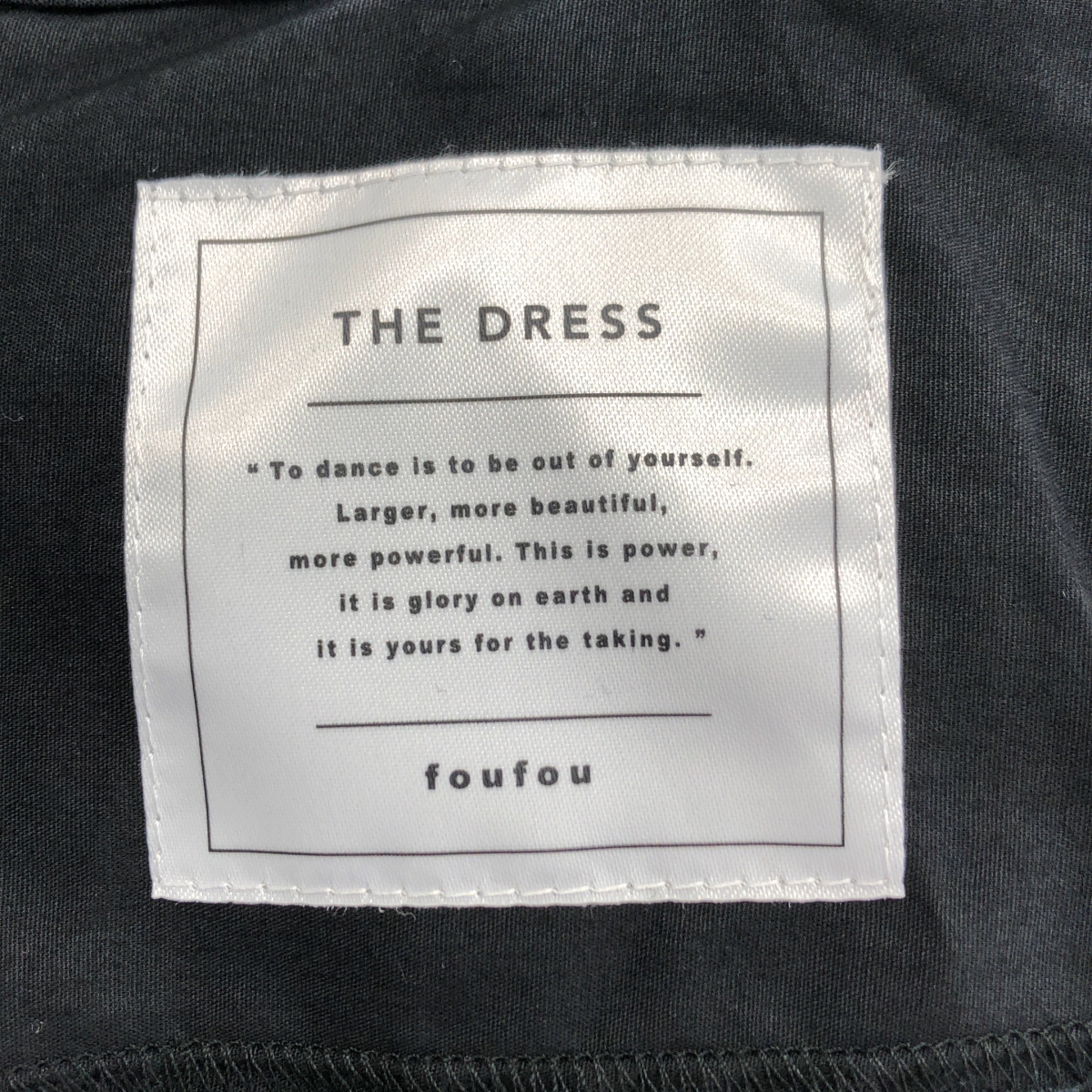 foufou / フーフー THE DRESS AMADEUS / アマデウス ドレス ワンピース