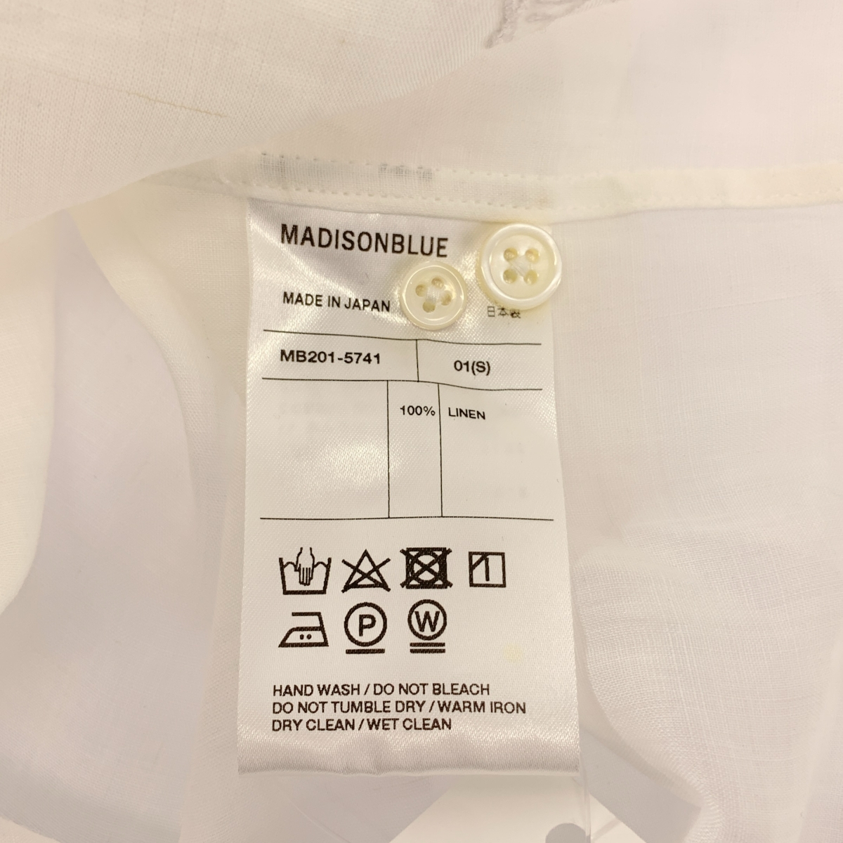 MADISON BLUE / マディソンブルー MADAM SHIRT / リネン  マダム シャツ