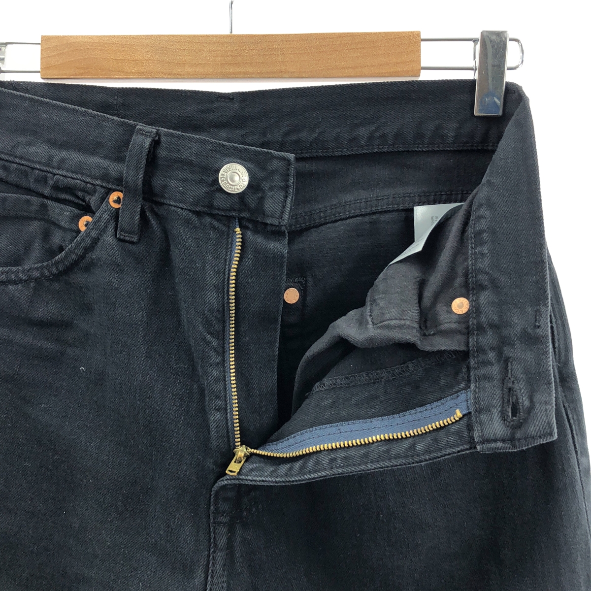 LEVI'S VINTAGE CLOTHING LVC / リーバイスヴィンテージクロージング 1950s 701 JEANS セルビッジ ブラック モンロー デニムパンツ