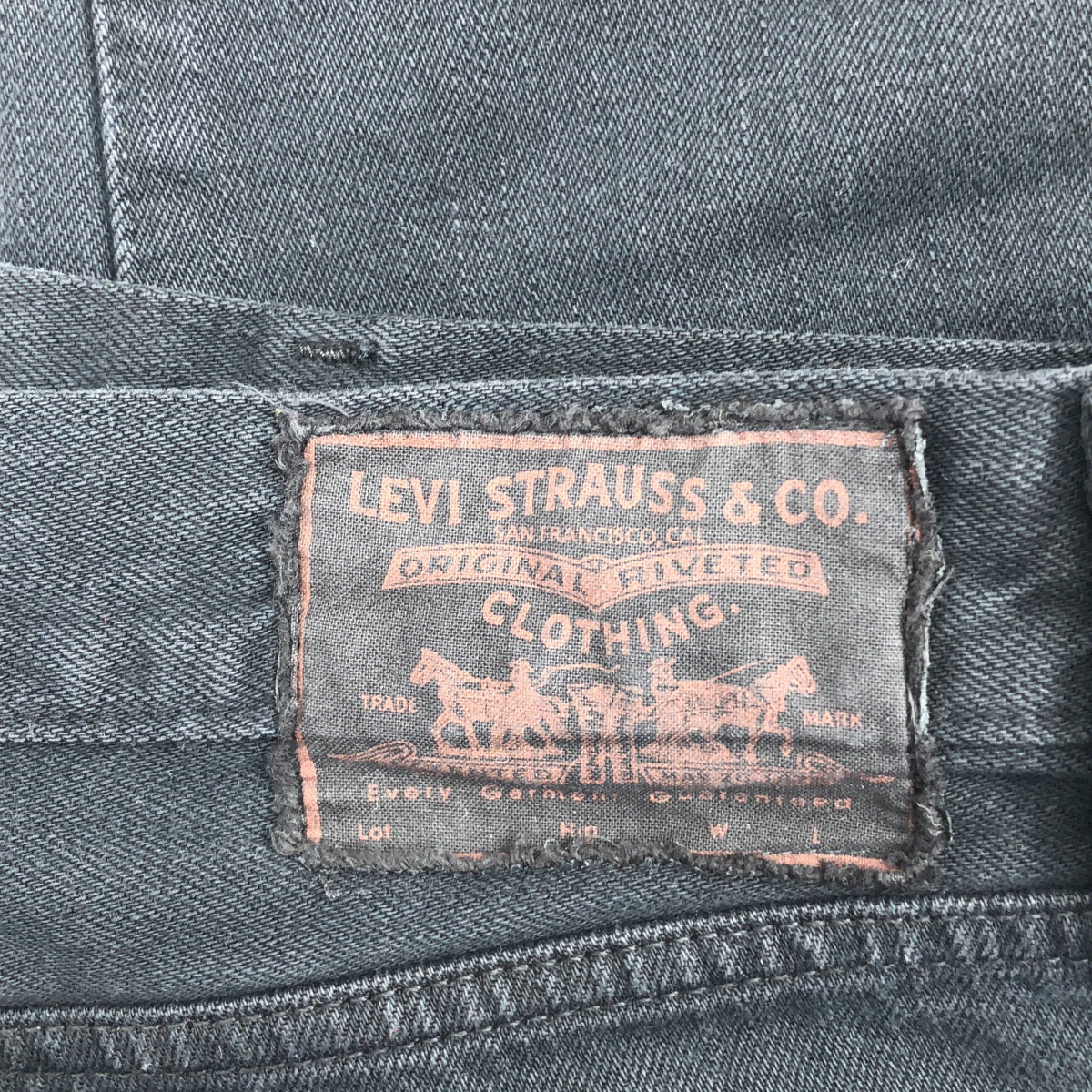 LEVI'S VINTAGE CLOTHING LVC / リーバイスヴィンテージクロージング 1950s 701 JEANS セルビッジ ブラック モンロー デニムパンツ