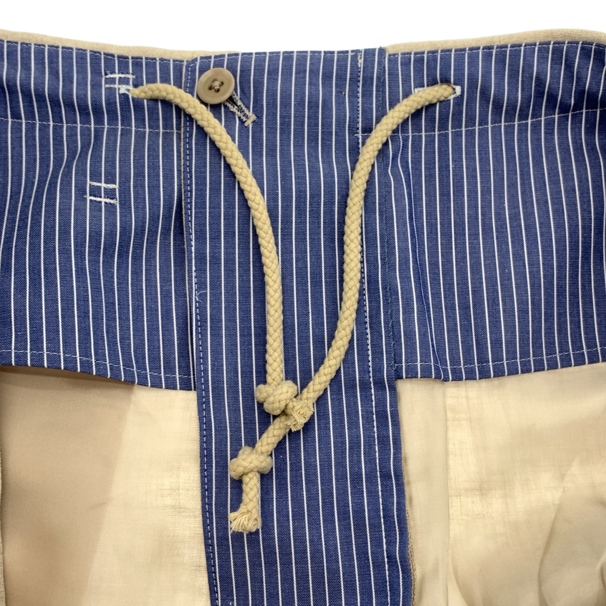 YOHJI YAMAMOTO POUR HOMME / ヨウジヤマモトプールオム Look7 U-LADY PRINT PANTS / ドローストリング ワイド パンツ