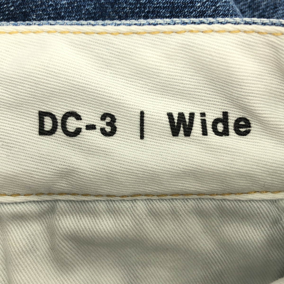 DESCENDANT / ディセンダント DC-3 DENIM TROUSERS 2タック ワイドデニムパンツ