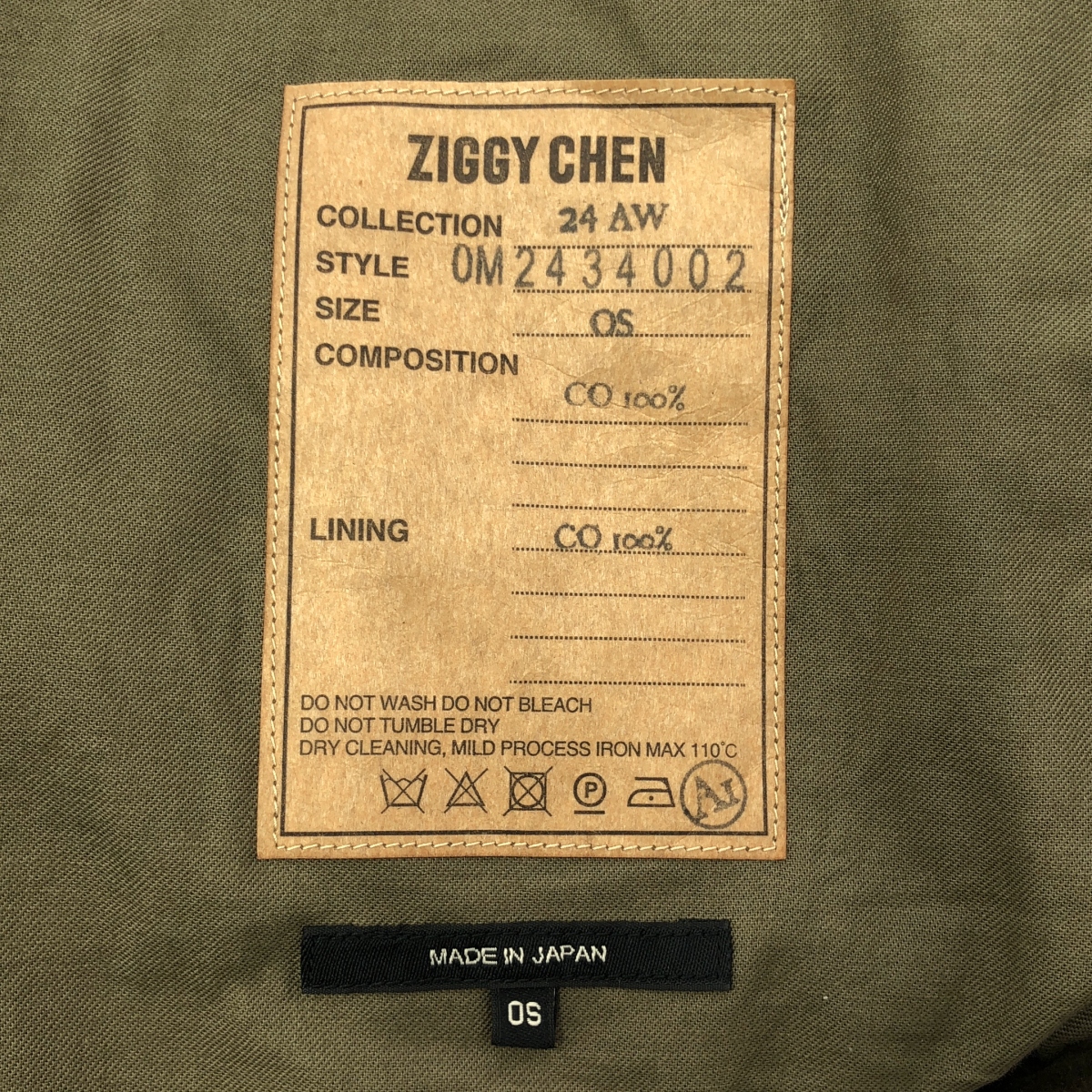 ziggy chen / ジギーチェン メッセンジャー フラップ レザー ショルダーバッグ