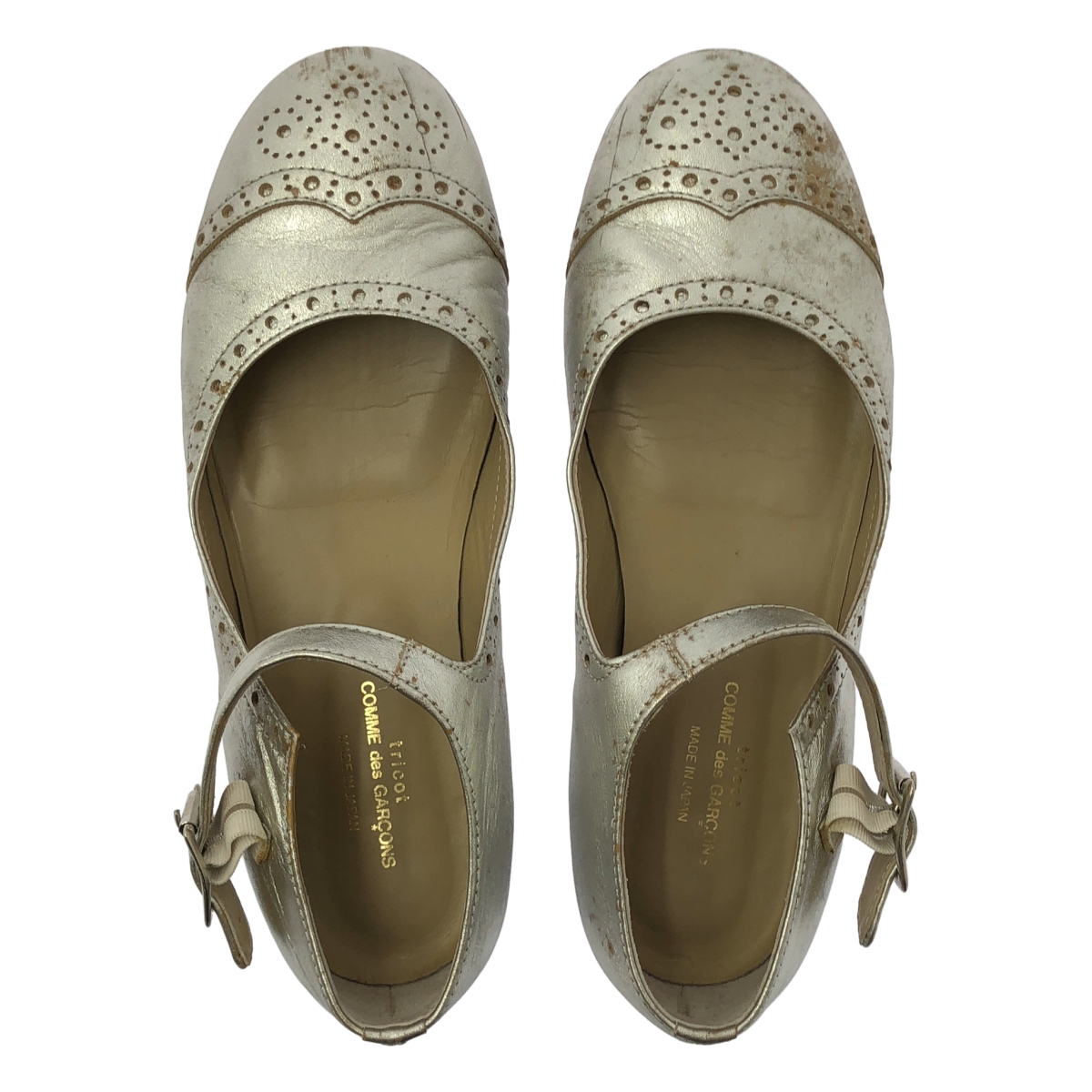 tricot COMME des GARCONS / トリココムデギャルソン レザー メリージェーン ストラップ シューズ