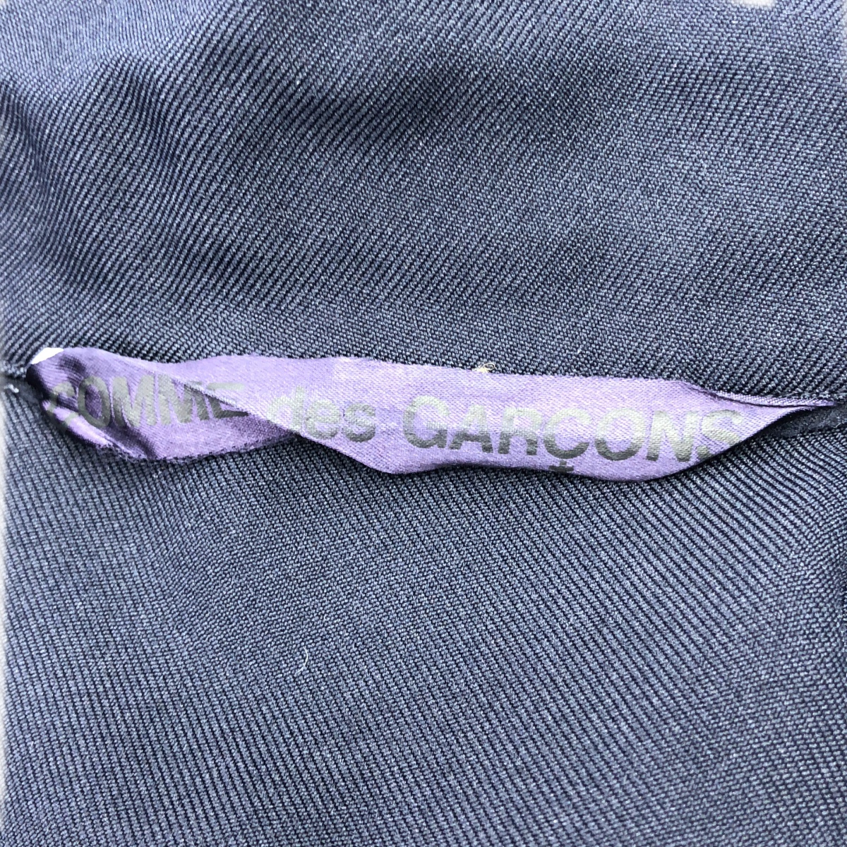 COMME des GARCONS / コムデギャルソン ポリエステル 縮絨 変形 ワンピース