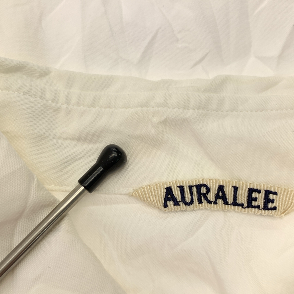 AURALEE / オーラリー WRINKLED WASHED FINX TWILL SHIRT コットン シワ加工 シャツ