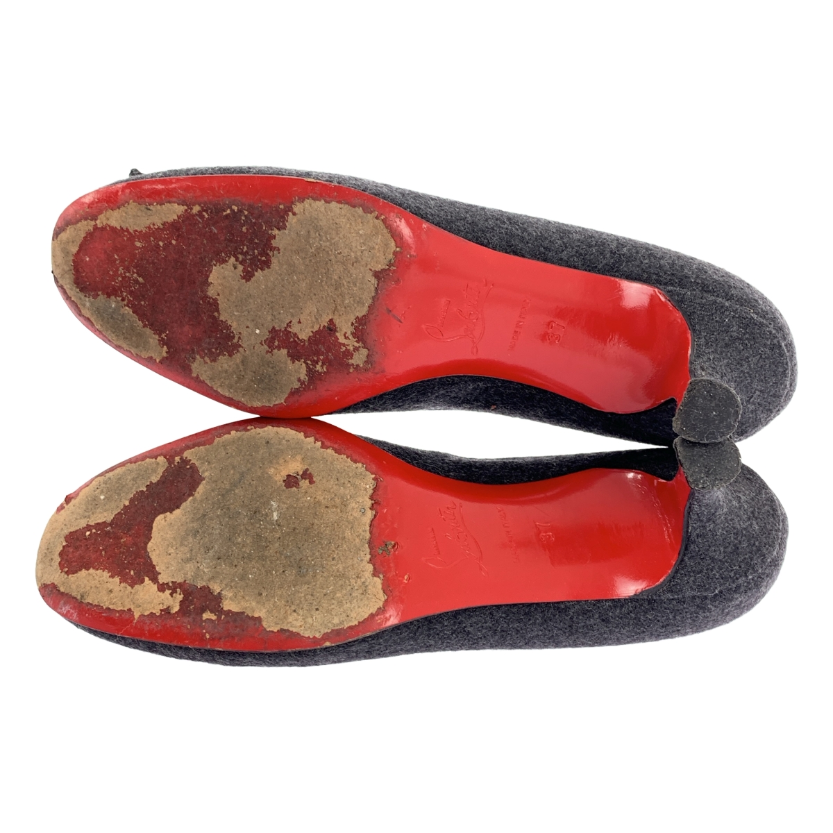 Christian Louboutin / クリスチャンルブタン MARCIA BALLA リボン バレエ ヒールパンプス