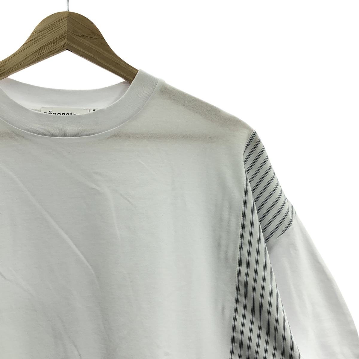 nagonstans / ナゴンスタンス shirt long-sleeves ストライプ シャツ