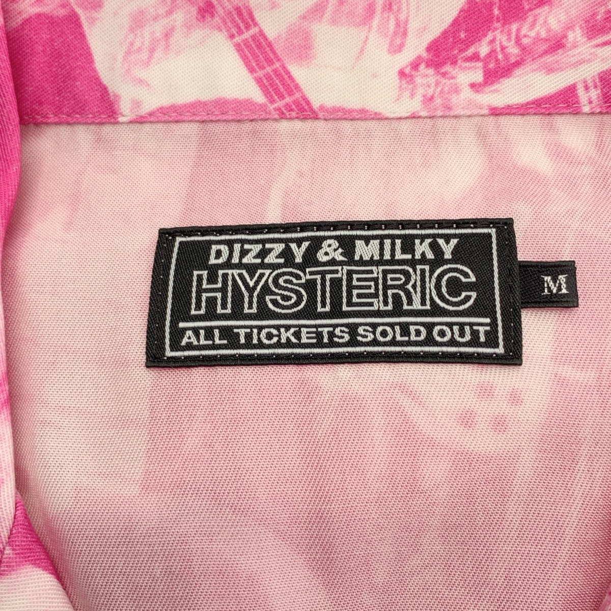 HYSTERIC GLAMOUR / ヒステリックグラマー DENNIS MORRIS / BOLLOKS ANARCHY / デニスモリス レーヨン 総柄 オープンカラーシャツ