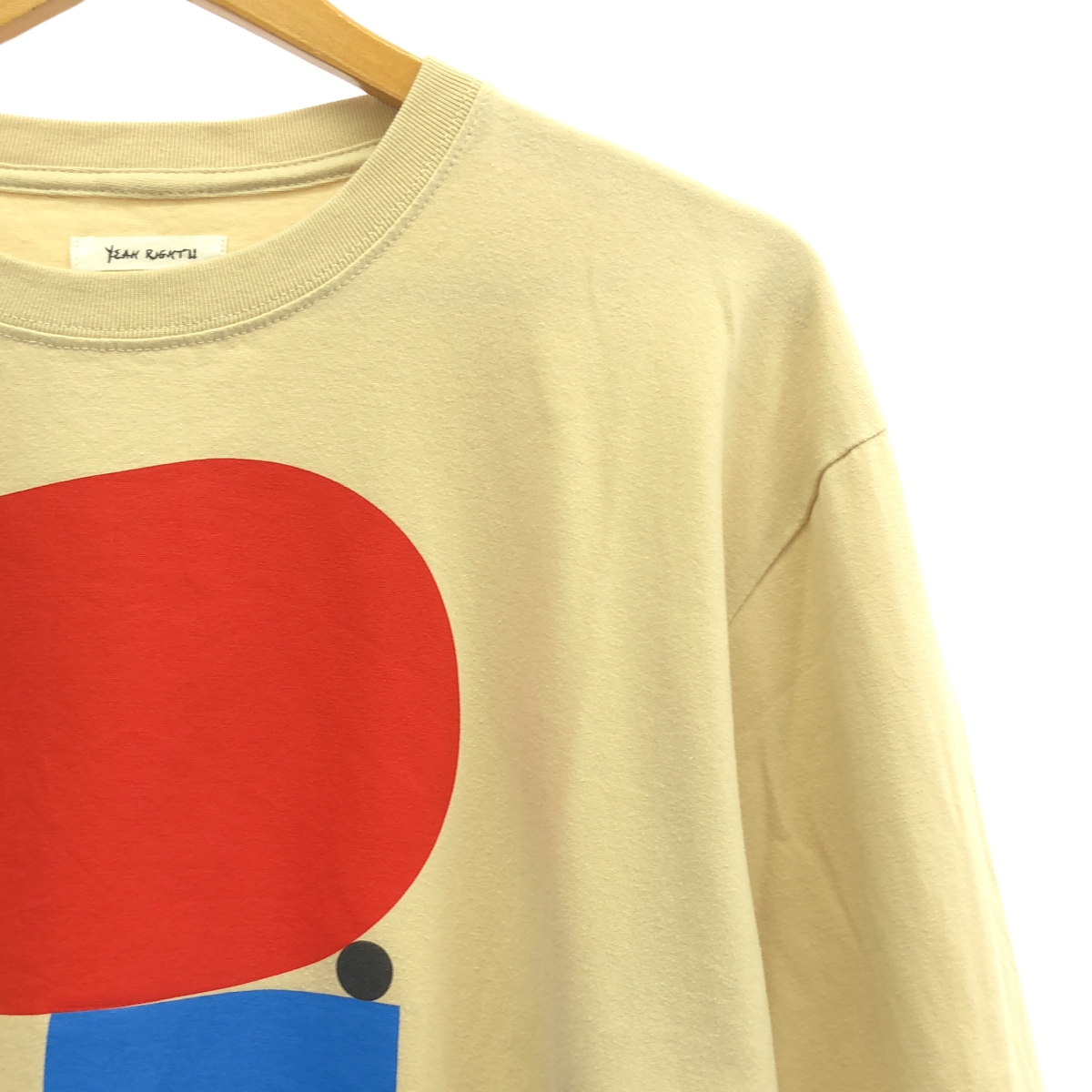 YEAH RIGHT!! / イエーライト SWITCHING SLEEVE プリント Tシャツ