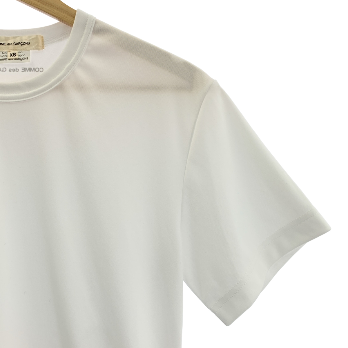 COMME des GARCONS / コムデギャルソン ポリエステル バックロゴプリント クルーネックTシャツ