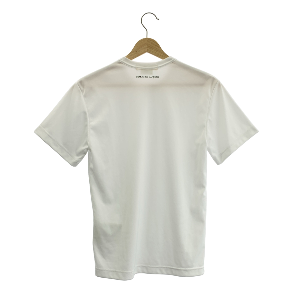 COMME des GARCONS / コムデギャルソン ポリエステル バックロゴプリント クルーネックTシャツ