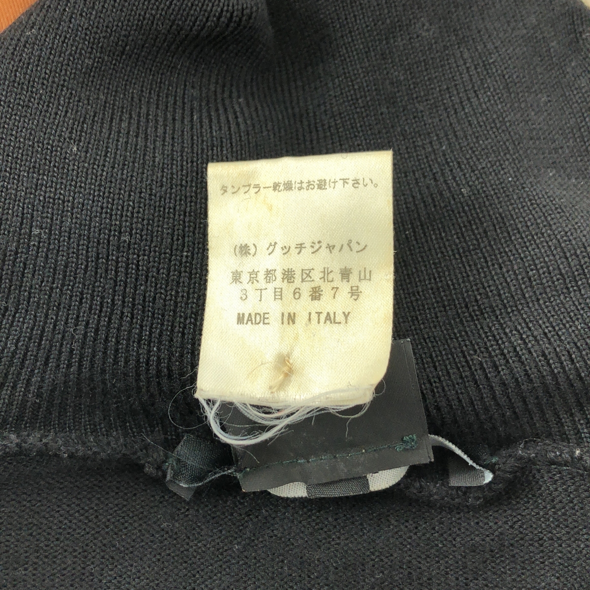 GUCCI / グッチ カシミヤ ウール 異素材 切替 タートルネック ニット セーター